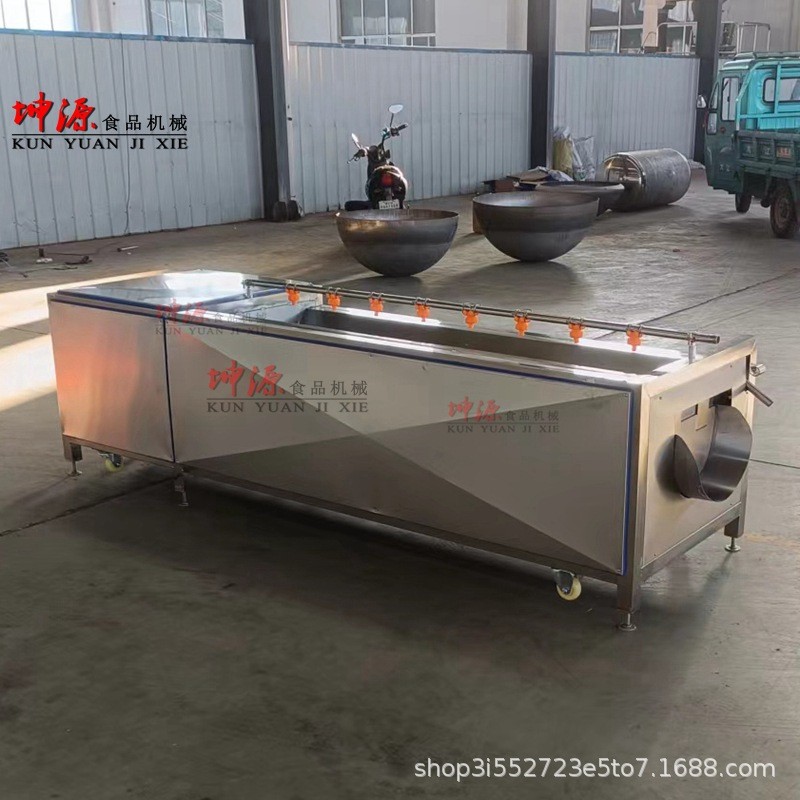 不銹鋼毛刷小龍蝦清洗機(jī)海蠣子去泥去沙清洗設(shè)備全自動(dòng)毛棍清洗機(jī)