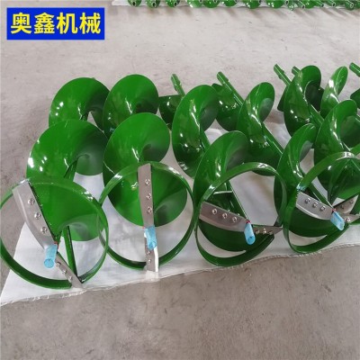 雙葉合金小型電動大功率挖坑機(jī)配件 螺旋打樁機(jī) 植樹機(jī)地鉆鉆頭