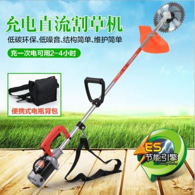 24v48v60v充電式直流電動(dòng)割草機(jī) 背負(fù)式除草打草機(jī)割草機(jī)批發(fā)