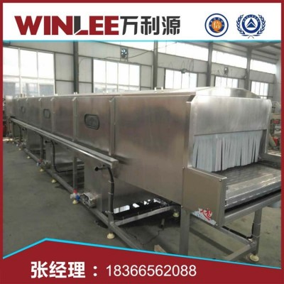 萬利源全自動(dòng)噴淋巴氏殺菌流水線 隧道式殺菌設(shè)備 百威啤酒殺菌機(jī)