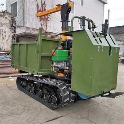 中拓履帶運(yùn)輸車山地木材履帶運(yùn)輸車農(nóng)用工程自卸爬山車