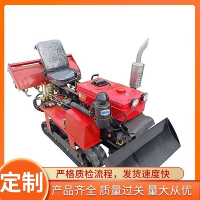 大棚果園旋耕除草機(jī)微耕機(jī)廠家 履帶式 無(wú)懼任何地形