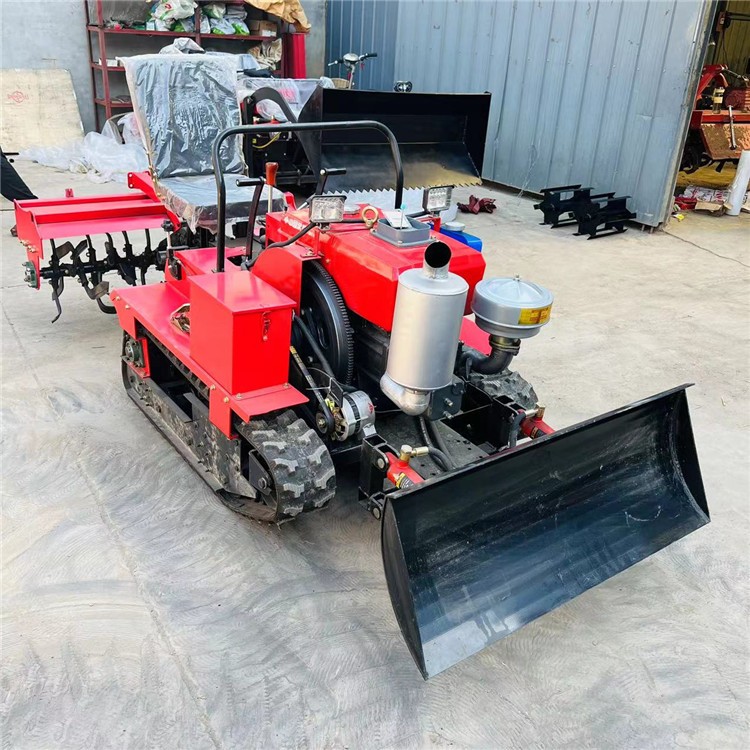 常柴 除草四驅(qū)微耕機 水旱兩用履帶機 乘坐式農(nóng)機耕地機