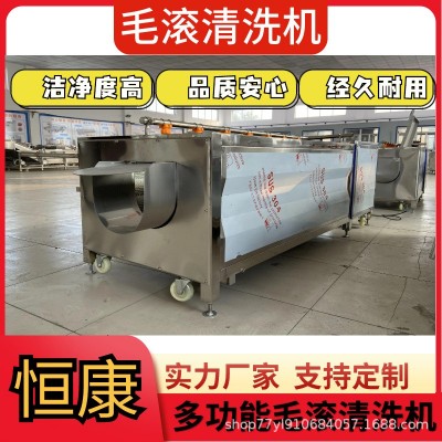 土豆胡蘿卜去皮清洗機豬牛羊頭清洗機海蠣子扇貝清洗設(shè)備紅薯去皮