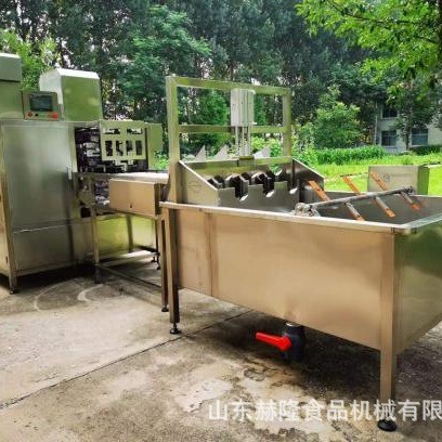商用大型果蔬去皮去核機(jī)器蘋果去皮機(jī)清洗去皮去核一體機(jī)