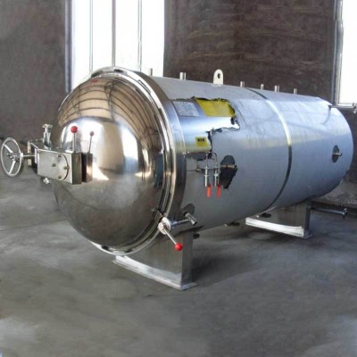 單層殺菌鍋高溫滅菌鍋水浴式小型玉米殺菌性價比高運行平穩(wěn)