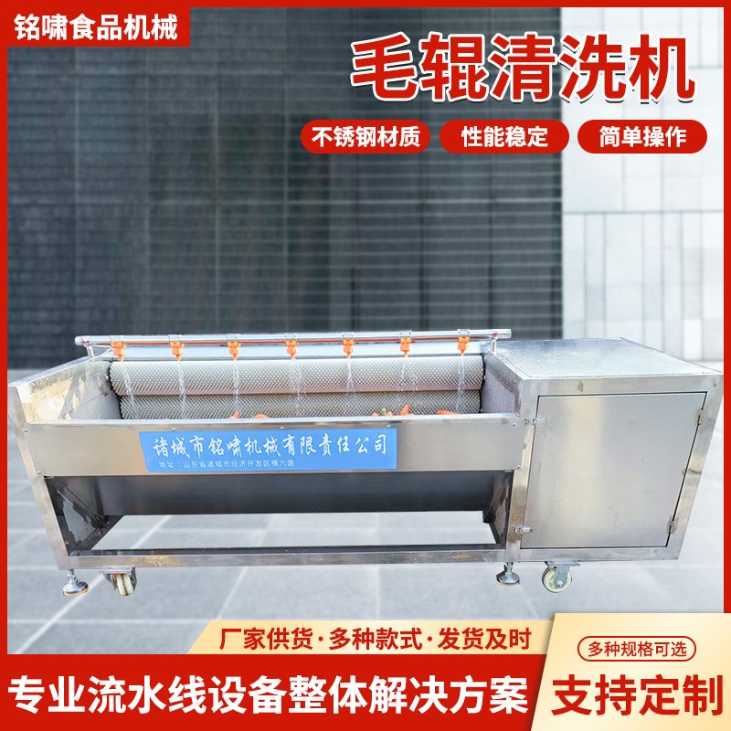 全自動毛輥清洗機(jī)廠家豬蹄豬頭毛刷清洗機(jī)羊頭馬蹄羊蹄清洗設(shè)備