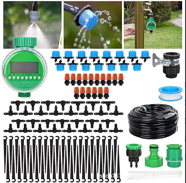 25米定時(shí)懶人澆花器灌溉套裝滴灌微噴設(shè)備降溫除塵