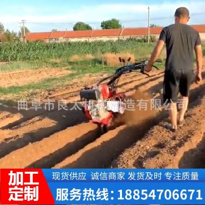 除草開溝培土機(jī) 小型手扶柴油開溝機(jī)田園管理機(jī) 一機(jī)多用廠家直銷