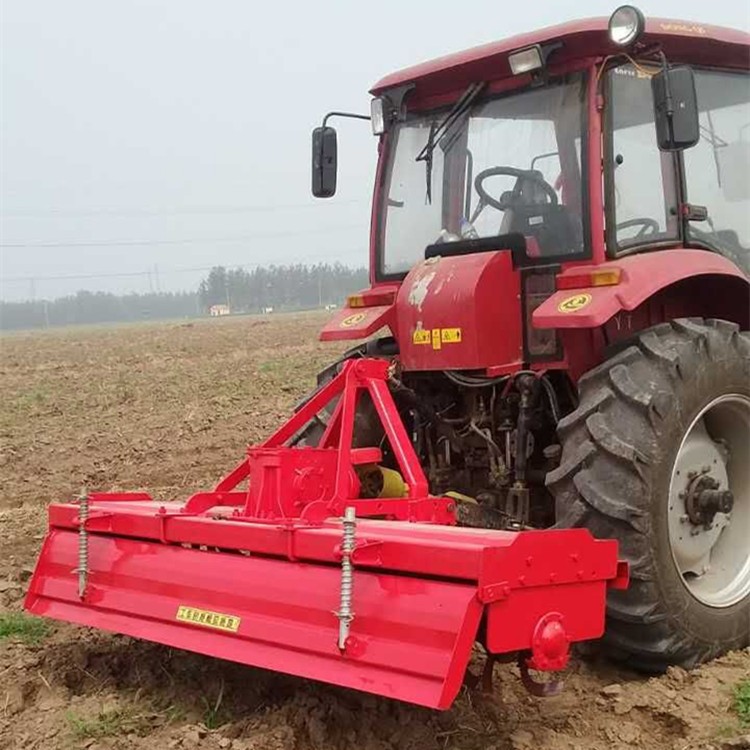 大型開荒耕整旋耕機 農(nóng)用寬幅耕打地田機 加強型四輪帶動旋耕機