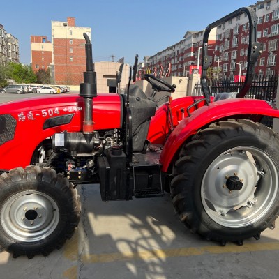 50馬力四驅(qū)輪式拖拉機504水旱兩用高花輪胎 一分錢試駕