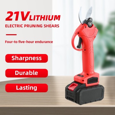 源頭工廠貼牌代發(fā)鋰電修枝剪園林園藝電剪充電式果樹(shù)剪電動(dòng)樹(shù)枝剪