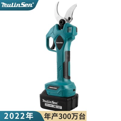 4.0鋰電動(dòng)修枝剪園藝剪刀充電式鋰電修枝機(jī)園林粗枝剪果樹剪批發(fā)