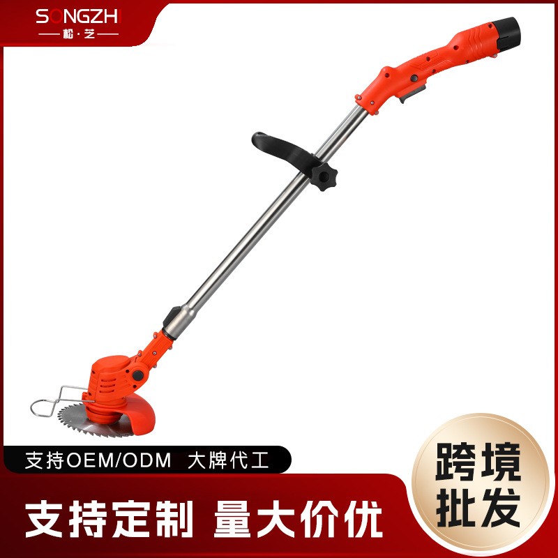 跨境12V鋰電割草機(jī)便攜除草機(jī)多功能鋰電家用手持鋰電打割草機(jī)