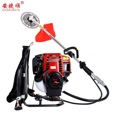 安捷順?biāo)臎_程背負式汽油割草機除草機側(cè)掛式小型收割機 草坪機
