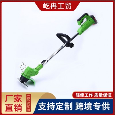 充電式有刷電動(dòng)割草機(jī)公園除草機(jī)打草機(jī)背負(fù)式園林家用剪草機(jī)批發(fā)