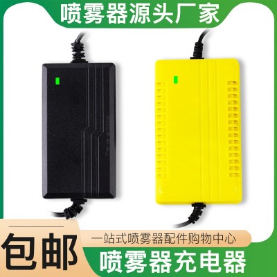 電動(dòng)噴霧器充電器萬(wàn)能充12V鉛酸鋰電充電器工廠批發(fā)噴霧器配件
