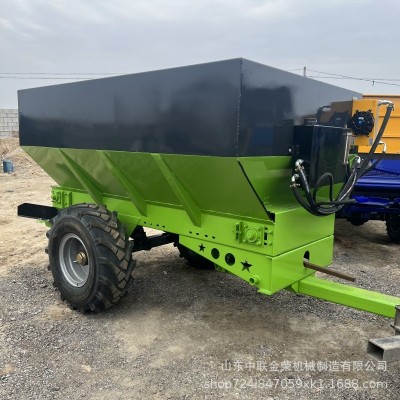 牽引式撒糞車農(nóng)用施肥機(jī)拖拉機(jī)拖掛撒肥機(jī)干濕糞肥拋糞車撒糞機(jī)