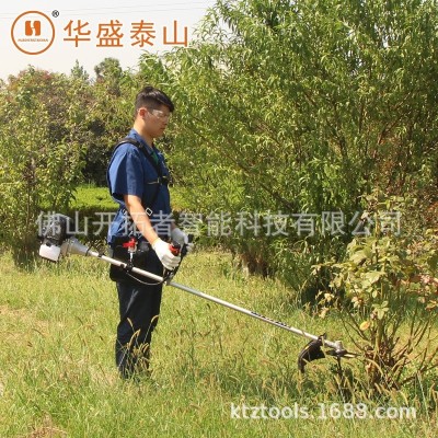 山東華盛割草機(jī)側(cè)掛式139F-2C汽油打草機(jī)四沖程割灌機(jī)割稻機(jī)除草