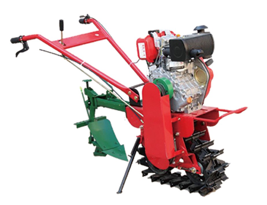 鏈軌式風(fēng)冷柴油機(jī)款手扶微耕機(jī)田園管理機(jī)高效省力經(jīng)濟(jì)