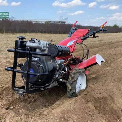 工廠直發(fā)四驅(qū)微耕機(jī) 山地果園小型旋耕機(jī) 大馬力柴油開(kāi)溝起壟機(jī)