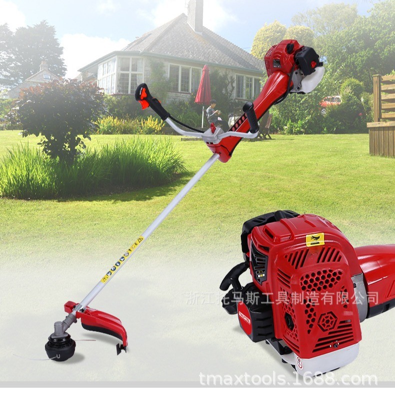 托馬斯園林工具42CC汽油型帶減震系統(tǒng)斜跨式大功率尼龍繩割草機