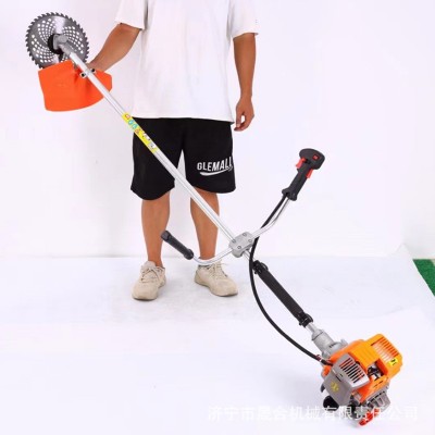 小型便攜式汽油割灌機 四沖程手持側(cè)掛割草機 背負式打草割灌機