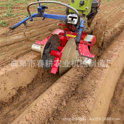 新型草莓起壟機(jī) 種植草莓開溝機(jī)可調(diào)一次成型開溝起壟機(jī)廠家