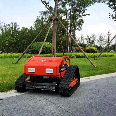 遙控式履帶割草機(jī) 智能無線操作除草機(jī) 農(nóng)用草場割草機(jī)價(jià)格