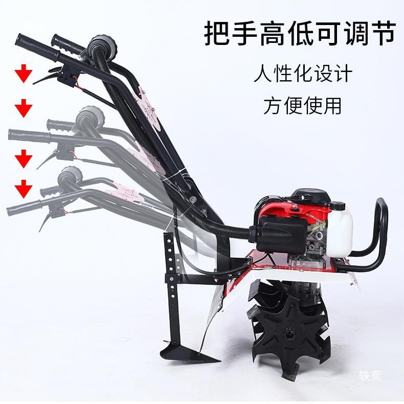 多功能微耕機(jī)旋耕機(jī)手推汽油松土機(jī)農(nóng)田翻地開(kāi)溝機(jī)果園除草機(jī)
