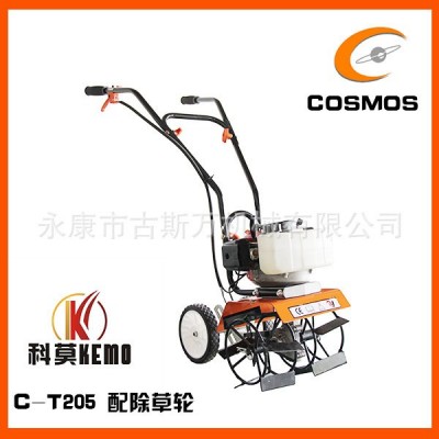 供應2.2馬力汽油除草機小型微耕機農(nóng)用耕地翻土機配除草輪多功能
