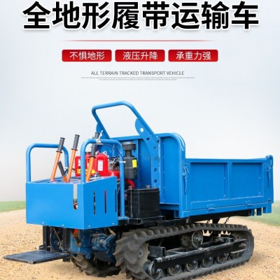 全地形果園農(nóng)林履帶運(yùn)輸車農(nóng)用全地形爬山虎工程載重自卸工程車
