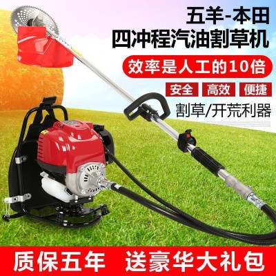 五羊本田割草機(jī)四沖程背負(fù)式多功能割灌機(jī)開(kāi)荒松土除草收割機(jī)直銷(xiāo)