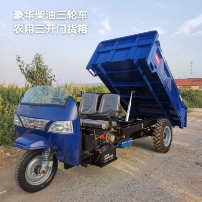 時風(fēng)后橋 22馬力建筑工地農(nóng)用自卸翻斗車 工程柴油三輪車