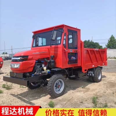 程達 崎嶇道路爬坡王四驅(qū)農(nóng)用車 拉毛竹六輪四缸拖拉機