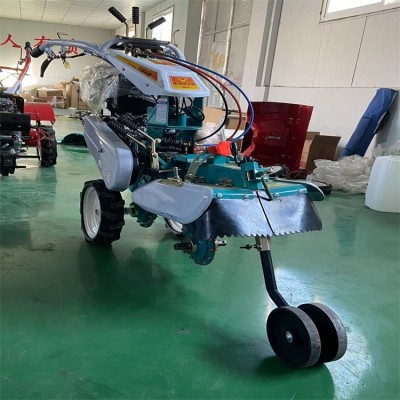 開(kāi)溝培土機(jī)工作視頻 丘陵地帶多功能田園管理機(jī) 大姜種植起壟機(jī)