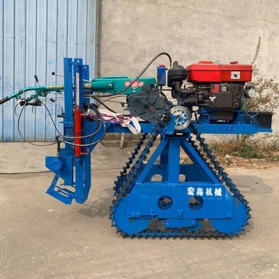 履帶式液壓大姜 大蔥深度可調(diào) 多功能自走式收獲機(jī)