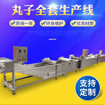 魚丸加工線 小型全自動肉丸子全套生產(chǎn)線 大型丸子加工成套設(shè)備