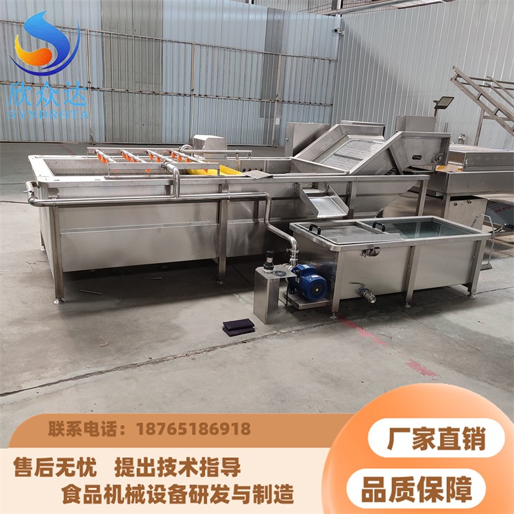 全自動果蔬氣泡清洗機 枸杞胡蘿卜大棗清洗設(shè)備 凈菜清洗機器