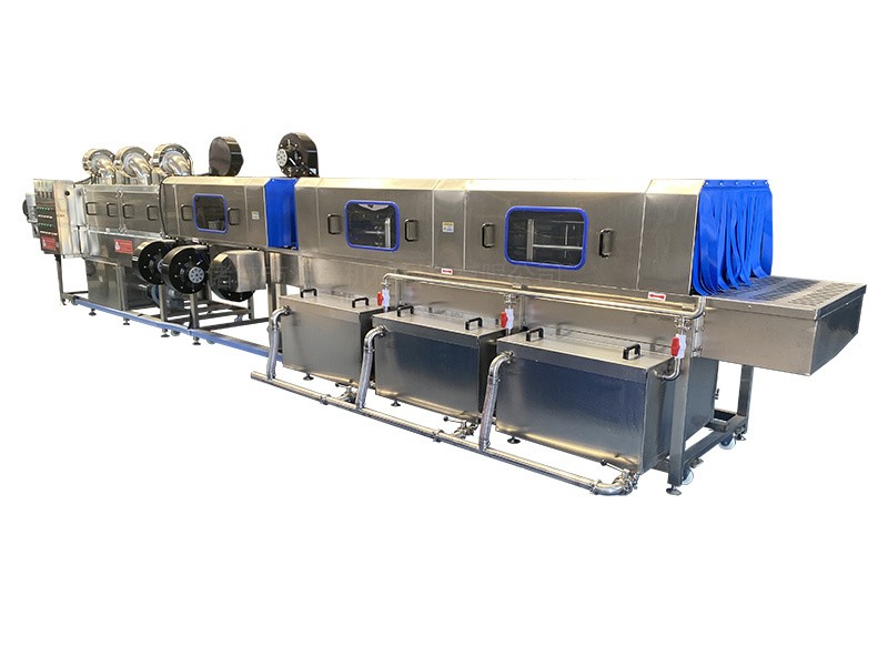 不銹鋼自動洗筐機 周轉(zhuǎn)筐清洗流水線 肉料筐清洗設(shè)備