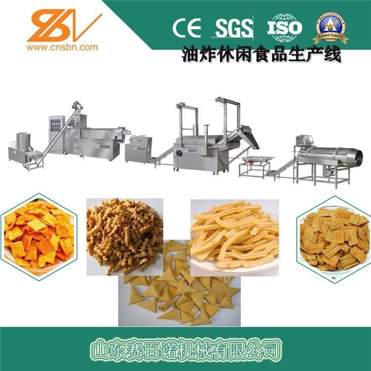 雙螺桿油炸食品生產(chǎn)線價格優(yōu)惠 山東賽百諾 鍋巴簡配生產(chǎn)線