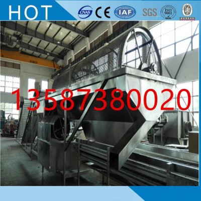 玉米青豆?jié)L筒清洗機(jī)玉米粒青豆速凍生產(chǎn)線配套用循環(huán)水滾桶清洗機(jī)