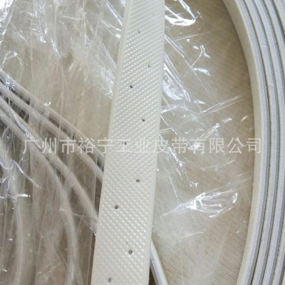 鋼板張力機(jī)皮帶 分條機(jī)皮帶 耐油PU面鉆石紋打孔 縱剪線 助卷機(jī)帶