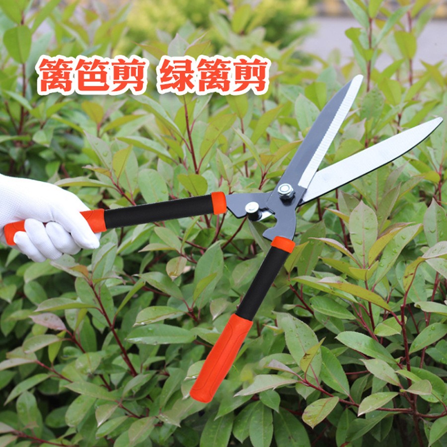 園林專(zhuān)用綠籬剪園藝大剪刀強(qiáng)力修剪樹(shù)枝綠化籬笆剪草坪剪園林工具