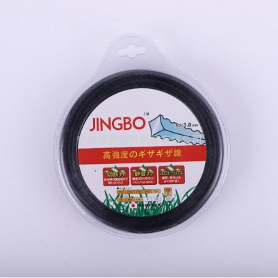 3.0mm 黑色鋸齒打草繩農(nóng)機(jī)配件通用配件