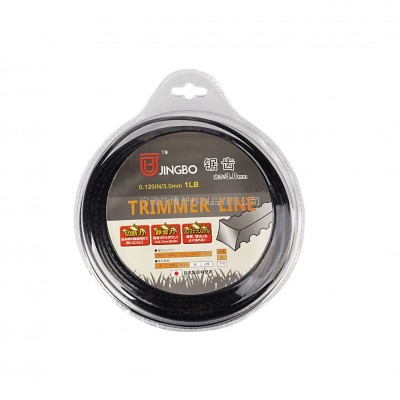 3.0mm 泡殼包裝，黑色鋸齒打草繩農(nóng)機(jī)配件通用配件