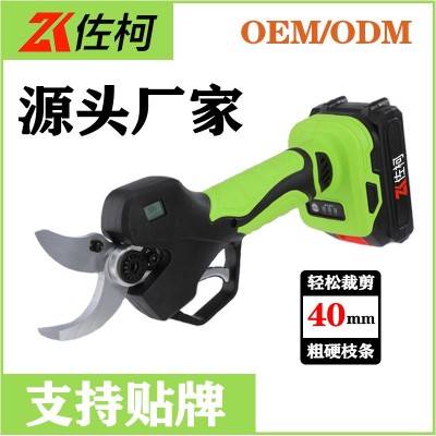 無(wú)線(xiàn)電動(dòng)修枝剪充電式鋰電剪刀園藝剪刀便攜園林剪枝剪刀 源頭廠家