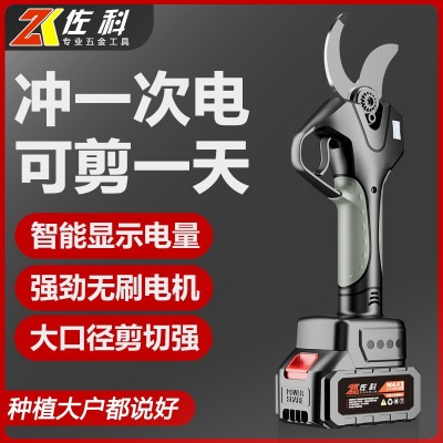 電動(dòng)修枝剪充電式無(wú)線(xiàn)鋰電剪刀園林剪果樹(shù)剪樹(shù)枝剪電剪 刀源頭直供