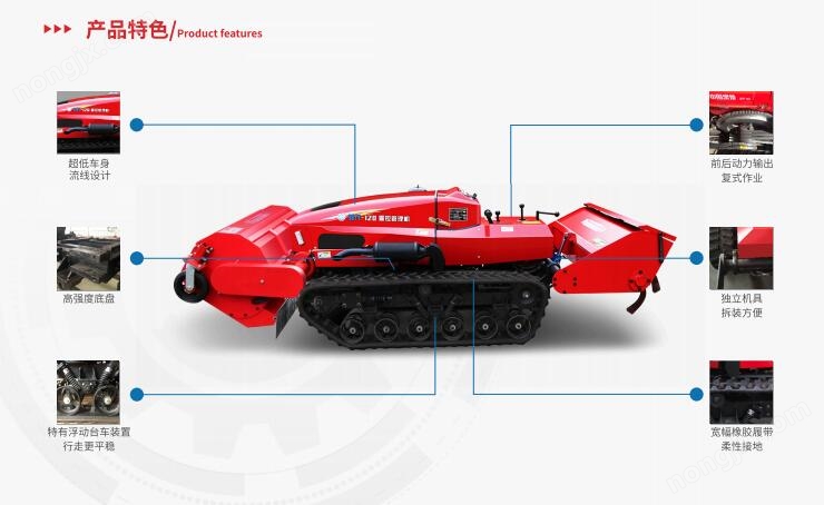 遙控履帶多功能管理機(jī)旋耕機(jī)產(chǎn)品特點(diǎn)圖 遙控履帶多功能管理機(jī)旋耕機(jī)產(chǎn)品特點(diǎn)圖