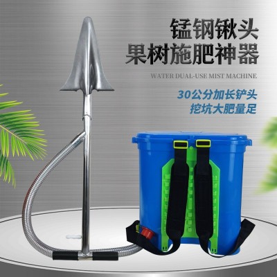 新型鐵鍬式果樹施肥機器 農(nóng)用果園硬地施肥機 園林樹木入土追肥器